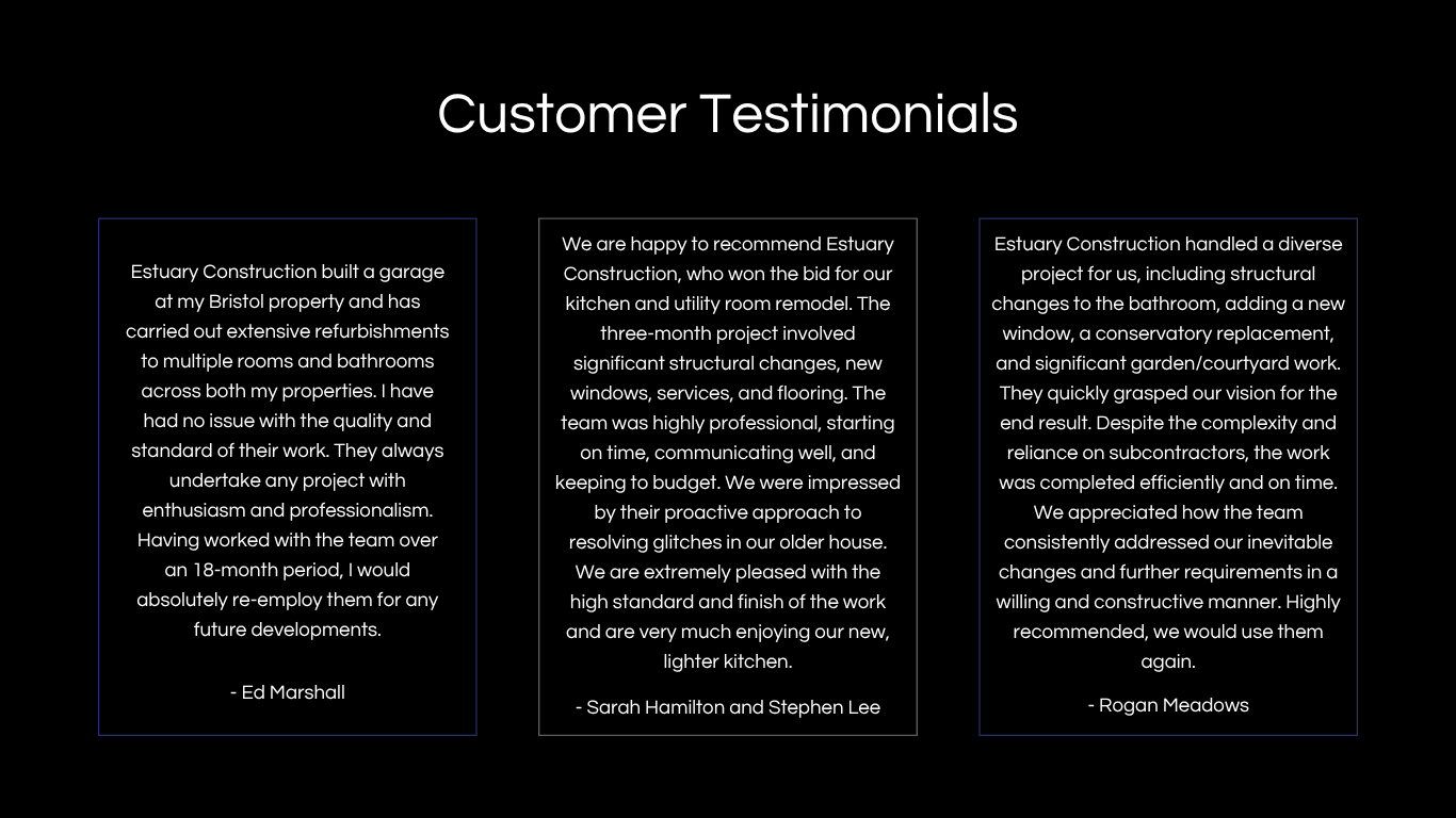 Testimonials Page 1